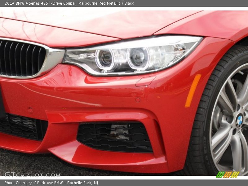 Melbourne Red Metallic / Black 2014 BMW 4 Series 435i xDrive Coupe
