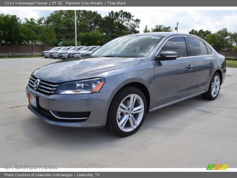 Platinum Gray Metallic / Titan Black 2014 Volkswagen Passat 1.8T SE