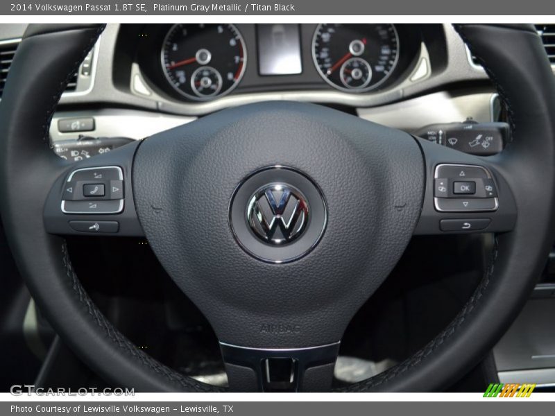 Platinum Gray Metallic / Titan Black 2014 Volkswagen Passat 1.8T SE