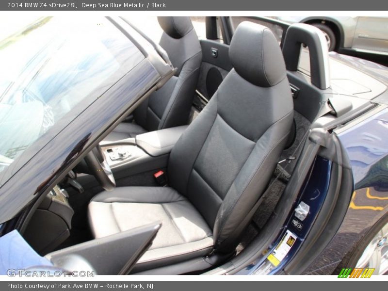 Deep Sea Blue Metallic / Black 2014 BMW Z4 sDrive28i