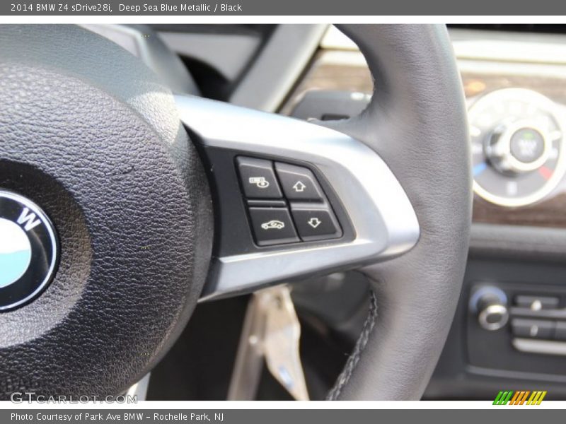 Deep Sea Blue Metallic / Black 2014 BMW Z4 sDrive28i