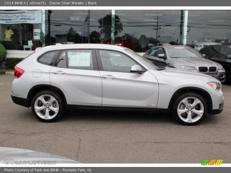 Glacier Silver Metallic / Black 2014 BMW X1 xDrive35i