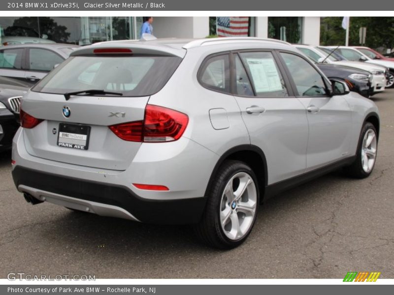 Glacier Silver Metallic / Black 2014 BMW X1 xDrive35i