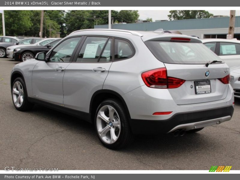 Glacier Silver Metallic / Black 2014 BMW X1 xDrive35i