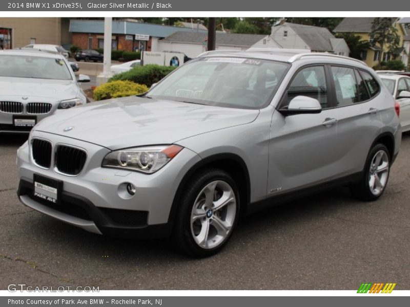 Glacier Silver Metallic / Black 2014 BMW X1 xDrive35i