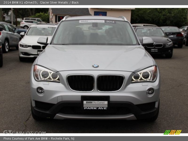 Glacier Silver Metallic / Black 2014 BMW X1 xDrive35i