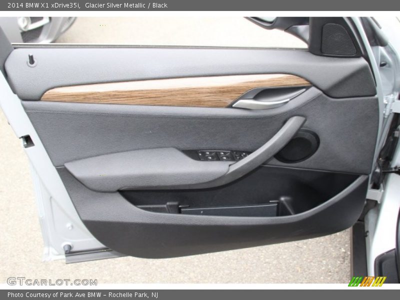 Glacier Silver Metallic / Black 2014 BMW X1 xDrive35i