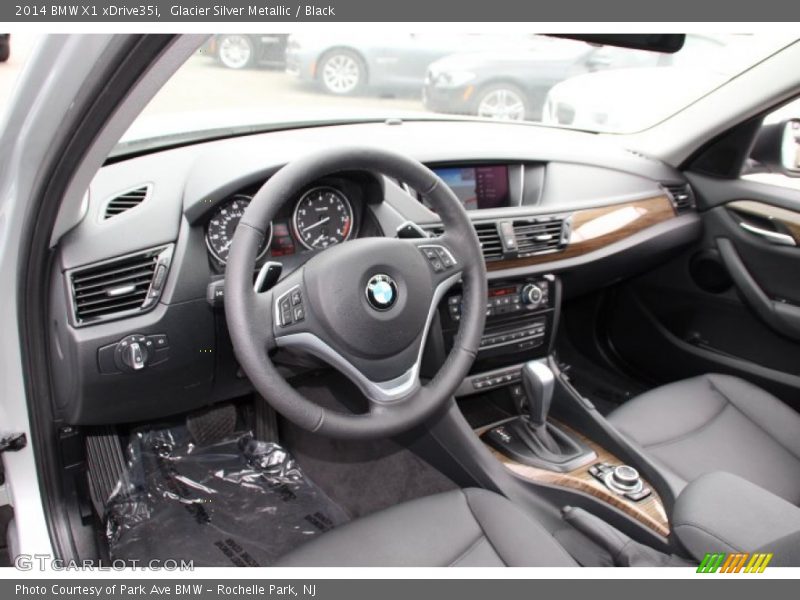 Glacier Silver Metallic / Black 2014 BMW X1 xDrive35i