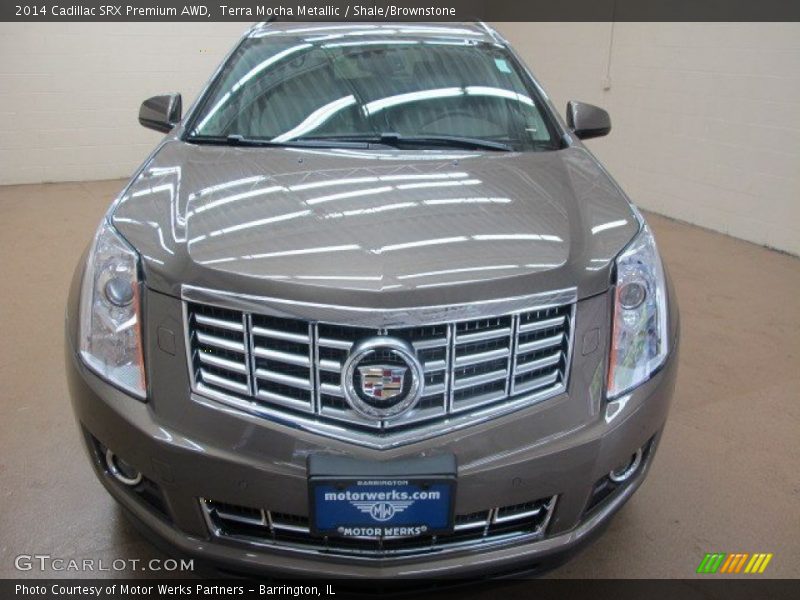 Terra Mocha Metallic / Shale/Brownstone 2014 Cadillac SRX Premium AWD