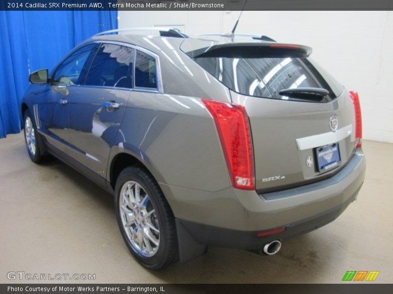 Terra Mocha Metallic / Shale/Brownstone 2014 Cadillac SRX Premium AWD