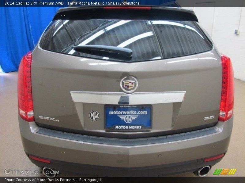Terra Mocha Metallic / Shale/Brownstone 2014 Cadillac SRX Premium AWD