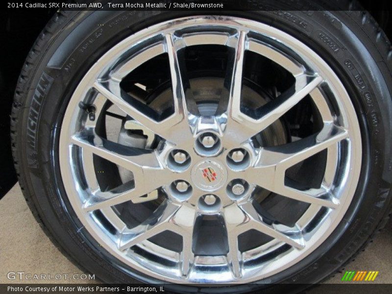 Terra Mocha Metallic / Shale/Brownstone 2014 Cadillac SRX Premium AWD