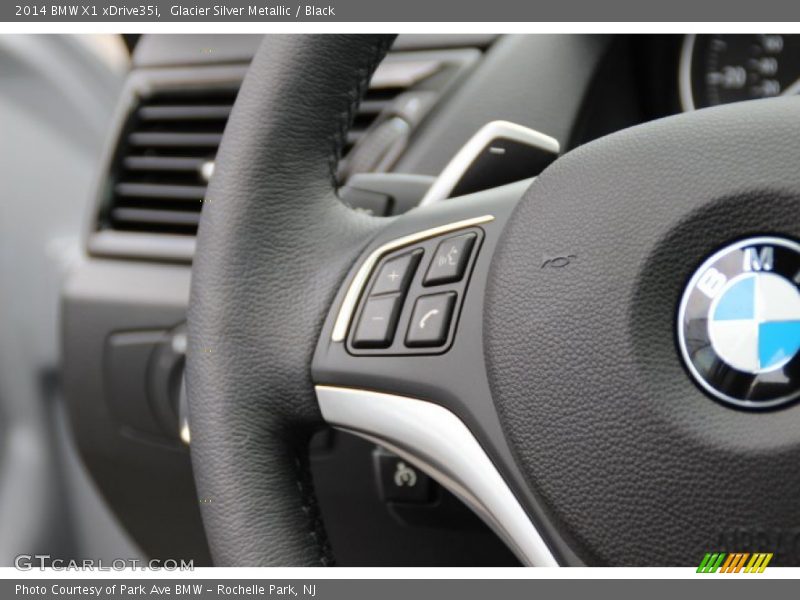 Glacier Silver Metallic / Black 2014 BMW X1 xDrive35i