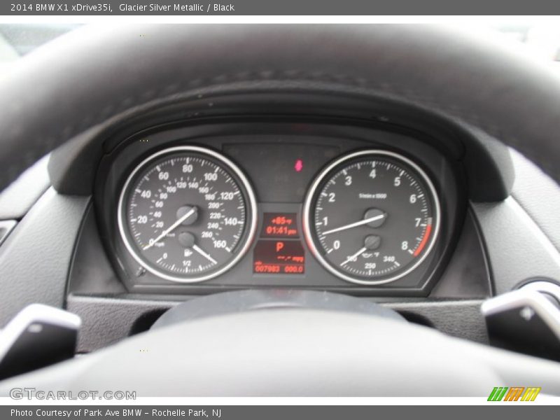 Glacier Silver Metallic / Black 2014 BMW X1 xDrive35i