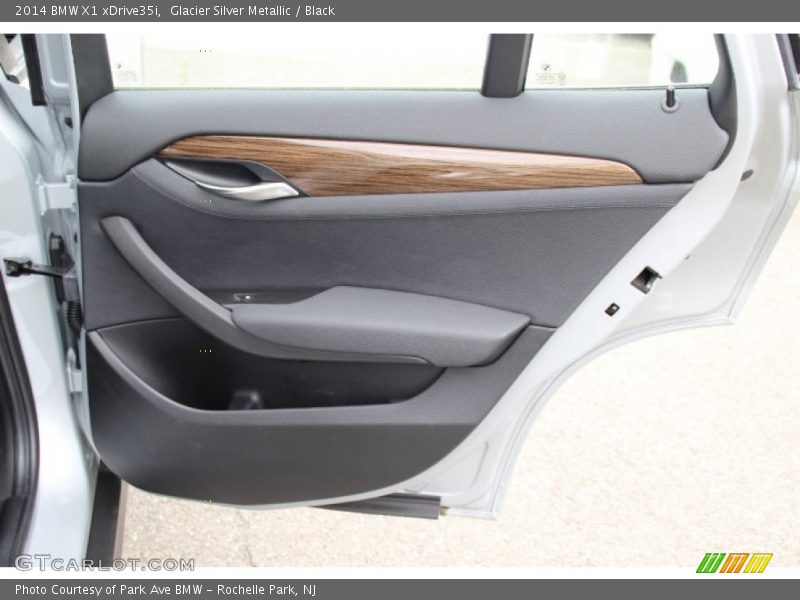 Glacier Silver Metallic / Black 2014 BMW X1 xDrive35i