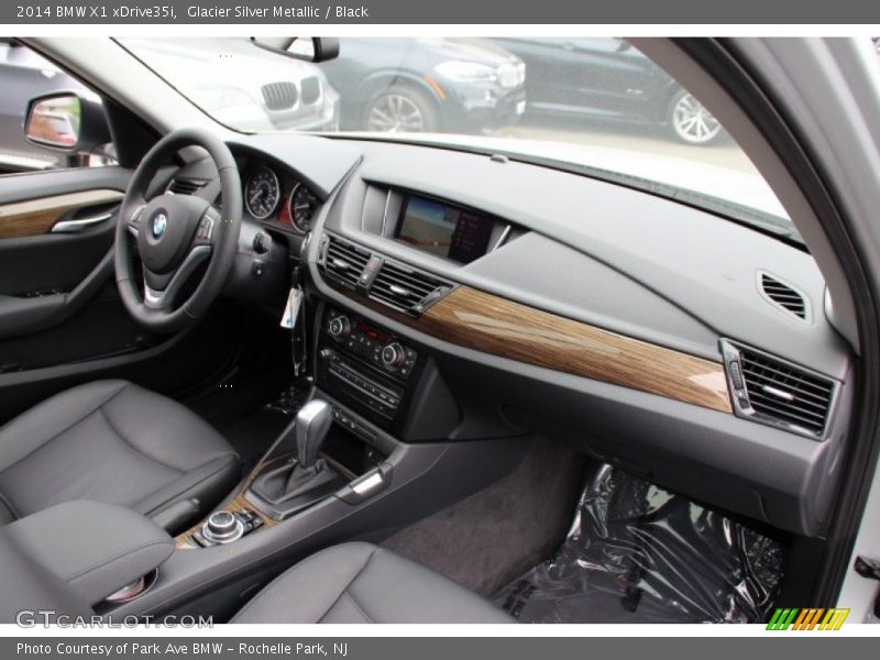 Glacier Silver Metallic / Black 2014 BMW X1 xDrive35i