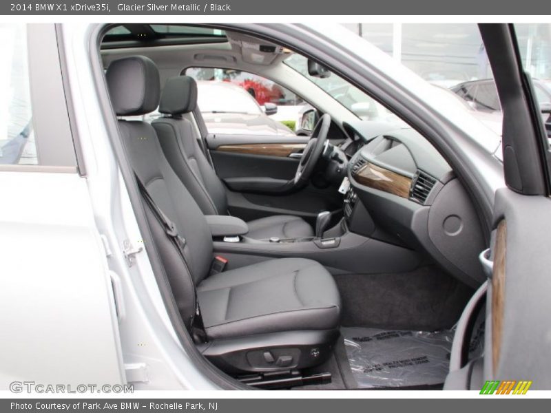 Glacier Silver Metallic / Black 2014 BMW X1 xDrive35i