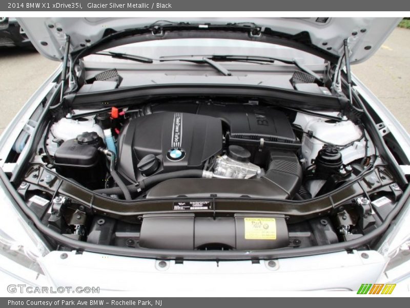Glacier Silver Metallic / Black 2014 BMW X1 xDrive35i