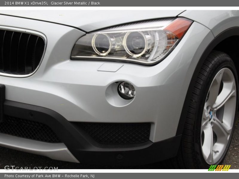 Glacier Silver Metallic / Black 2014 BMW X1 xDrive35i