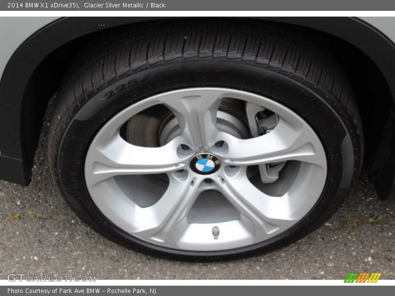 Glacier Silver Metallic / Black 2014 BMW X1 xDrive35i