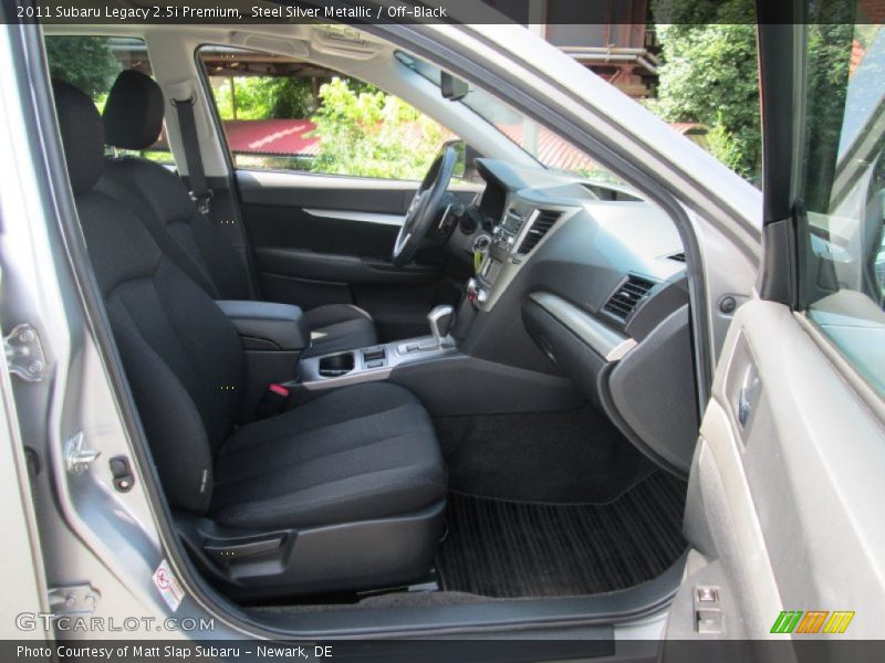 Steel Silver Metallic / Off-Black 2011 Subaru Legacy 2.5i Premium