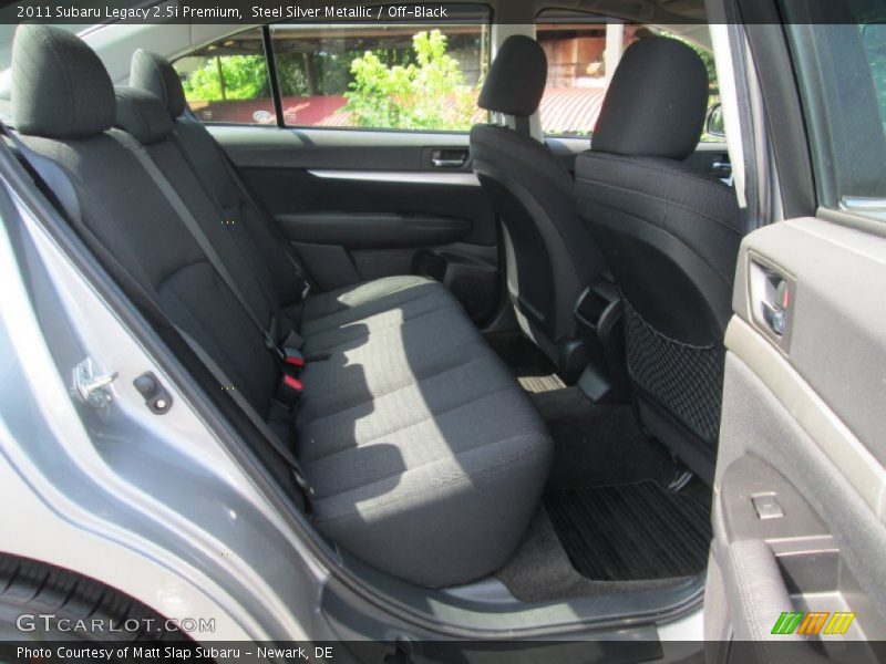 Steel Silver Metallic / Off-Black 2011 Subaru Legacy 2.5i Premium