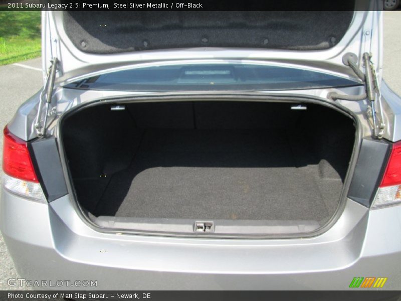 Steel Silver Metallic / Off-Black 2011 Subaru Legacy 2.5i Premium