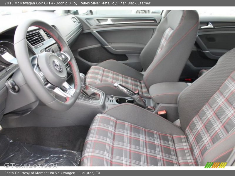  2015 Golf GTI 4-Door 2.0T S Titan Black Leather Interior