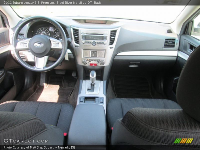 Steel Silver Metallic / Off-Black 2011 Subaru Legacy 2.5i Premium