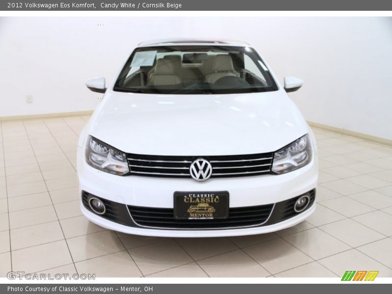 Candy White / Cornsilk Beige 2012 Volkswagen Eos Komfort