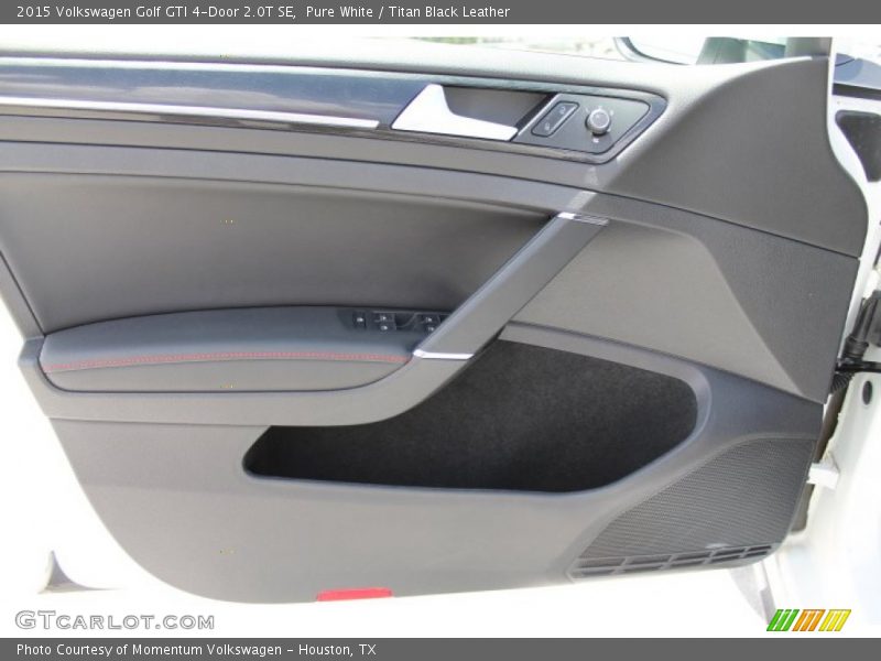 Pure White / Titan Black Leather 2015 Volkswagen Golf GTI 4-Door 2.0T SE