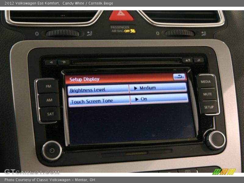 Controls of 2012 Eos Komfort