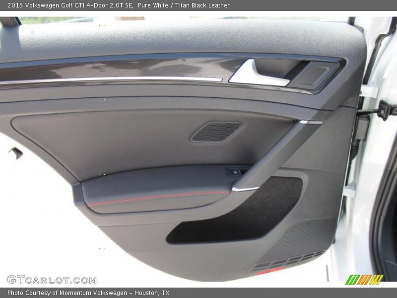 Pure White / Titan Black Leather 2015 Volkswagen Golf GTI 4-Door 2.0T SE