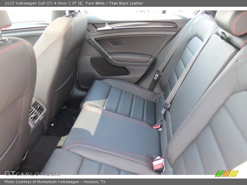 Pure White / Titan Black Leather 2015 Volkswagen Golf GTI 4-Door 2.0T SE