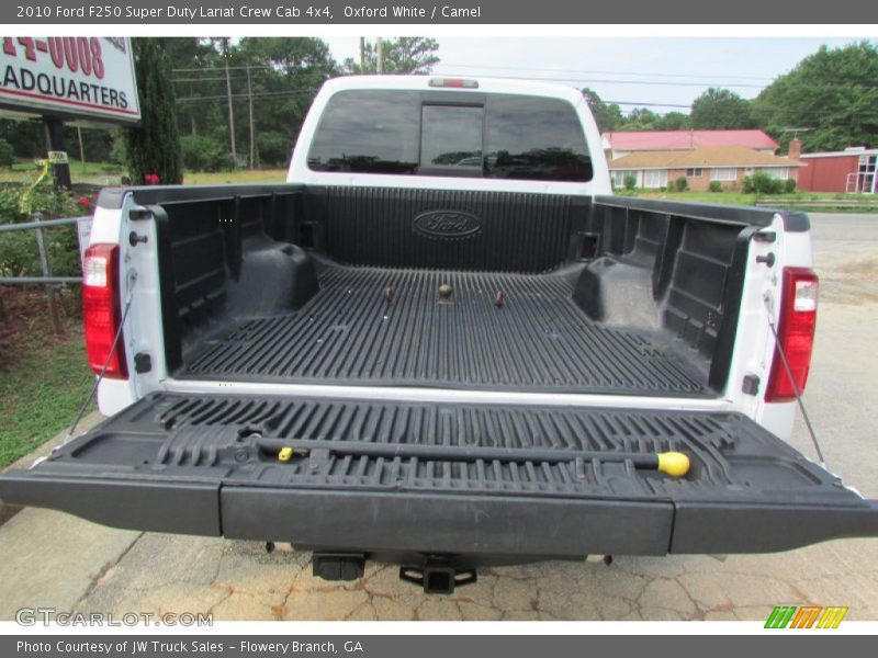 Oxford White / Camel 2010 Ford F250 Super Duty Lariat Crew Cab 4x4