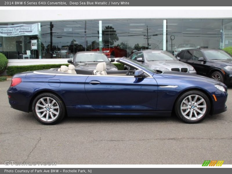  2014 6 Series 640i Convertible Deep Sea Blue Metallic