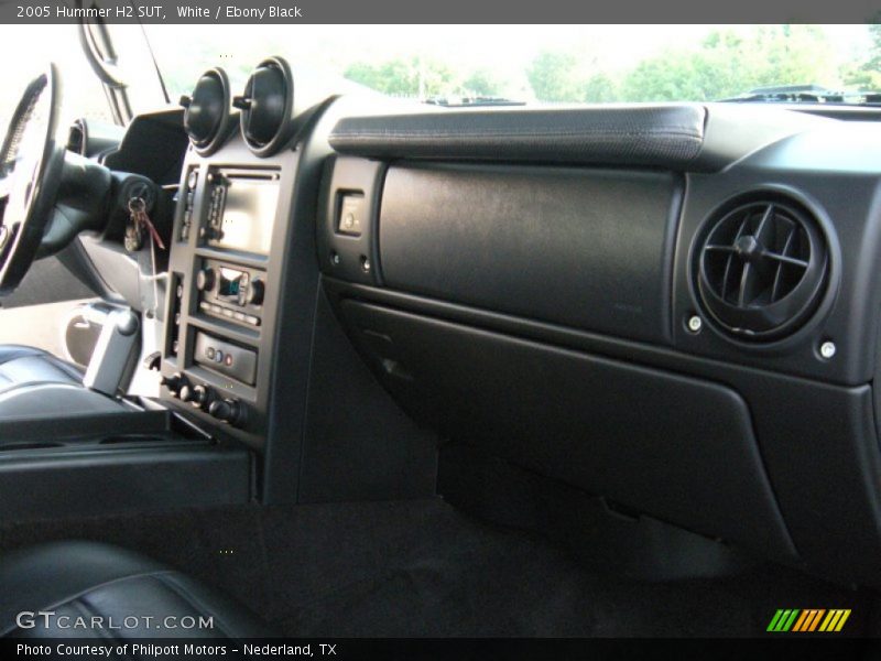 Dashboard of 2005 H2 SUT