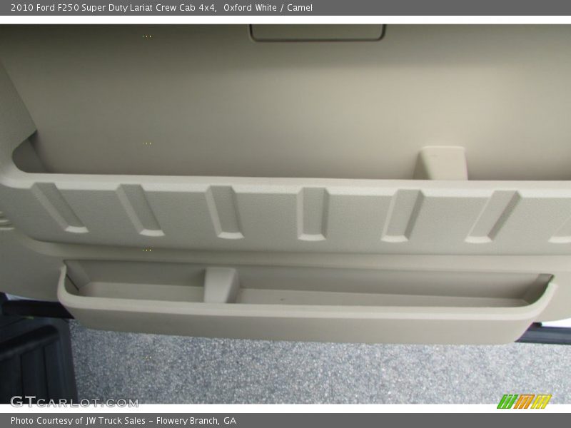 Oxford White / Camel 2010 Ford F250 Super Duty Lariat Crew Cab 4x4