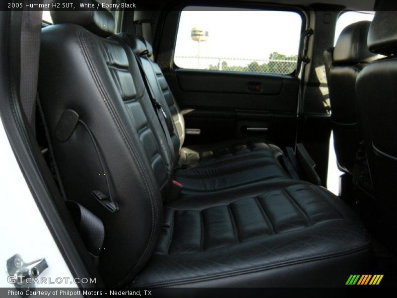 Rear Seat of 2005 H2 SUT