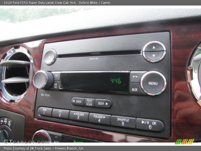 Oxford White / Camel 2010 Ford F250 Super Duty Lariat Crew Cab 4x4