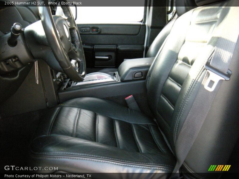 Front Seat of 2005 H2 SUT