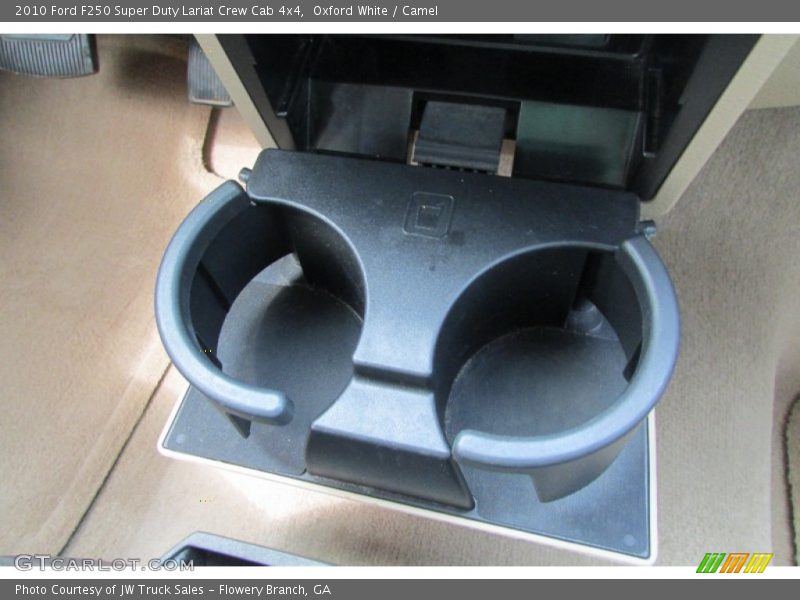Oxford White / Camel 2010 Ford F250 Super Duty Lariat Crew Cab 4x4