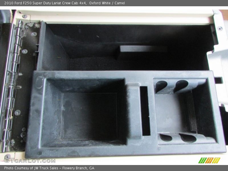 Oxford White / Camel 2010 Ford F250 Super Duty Lariat Crew Cab 4x4