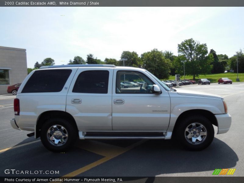 White Diamond / Shale 2003 Cadillac Escalade AWD