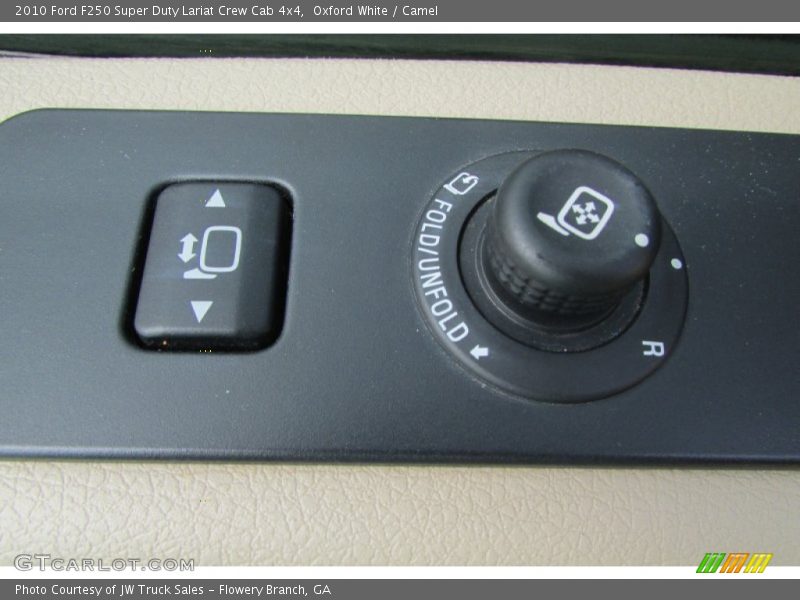 Oxford White / Camel 2010 Ford F250 Super Duty Lariat Crew Cab 4x4