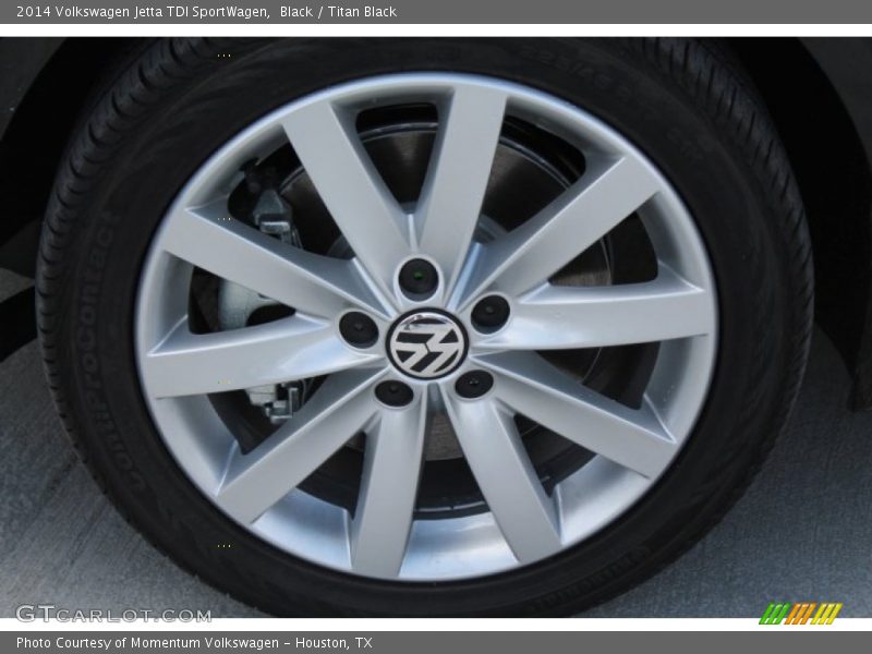 Black / Titan Black 2014 Volkswagen Jetta TDI SportWagen