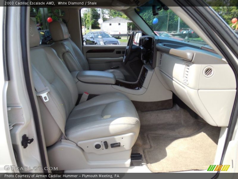 White Diamond / Shale 2003 Cadillac Escalade AWD