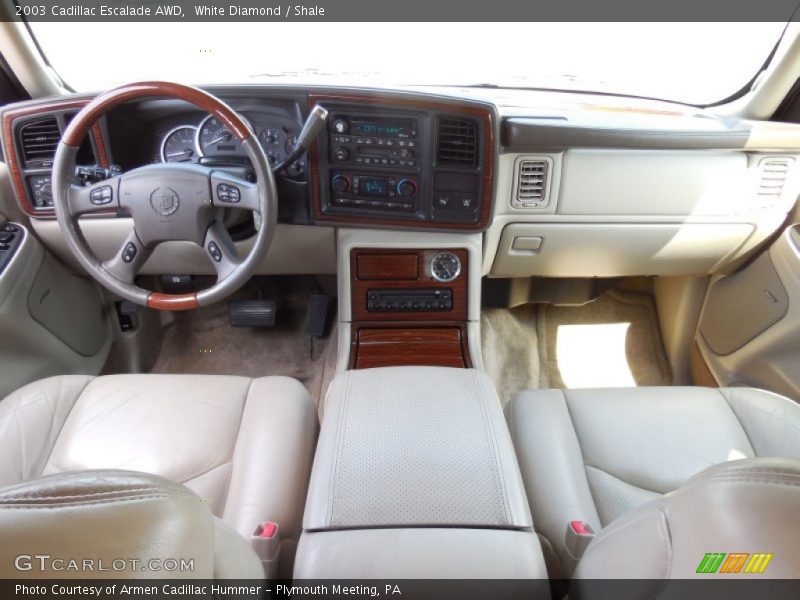 White Diamond / Shale 2003 Cadillac Escalade AWD