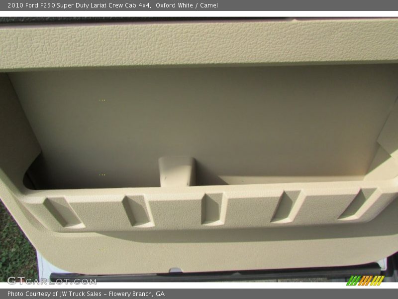 Oxford White / Camel 2010 Ford F250 Super Duty Lariat Crew Cab 4x4