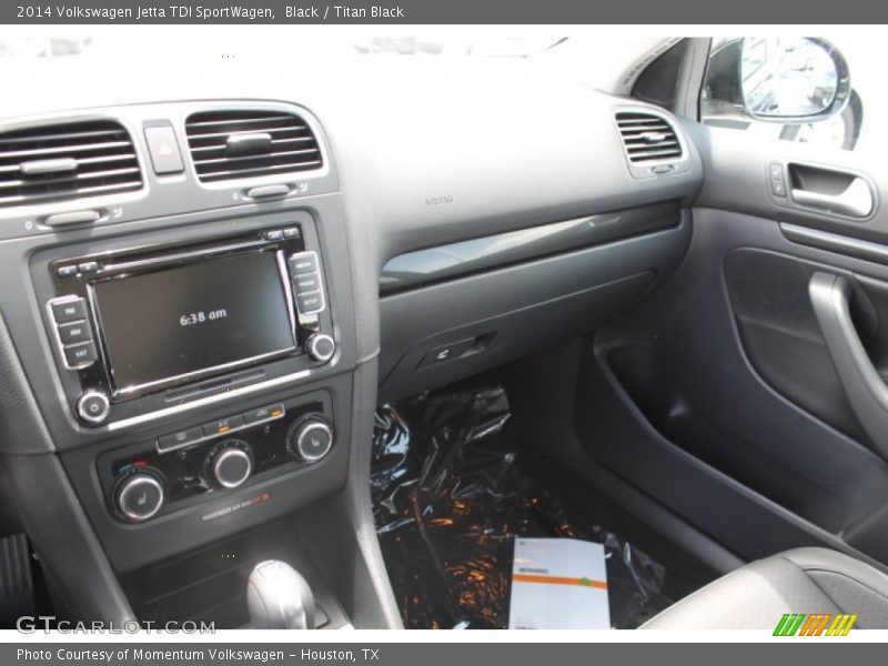 Black / Titan Black 2014 Volkswagen Jetta TDI SportWagen